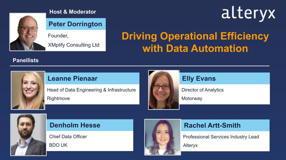 UK CDO Summit – Alteryx Panel Session