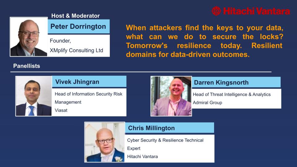 UK CISO Summit – Hitachi Vantara Panel Session