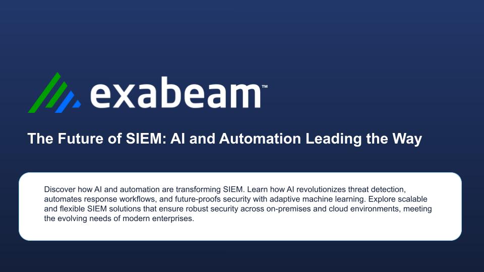 UK CISO Summit Keynote – Exabeam